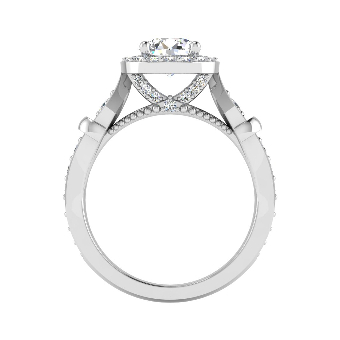 Brynn Halo Engagement Ring